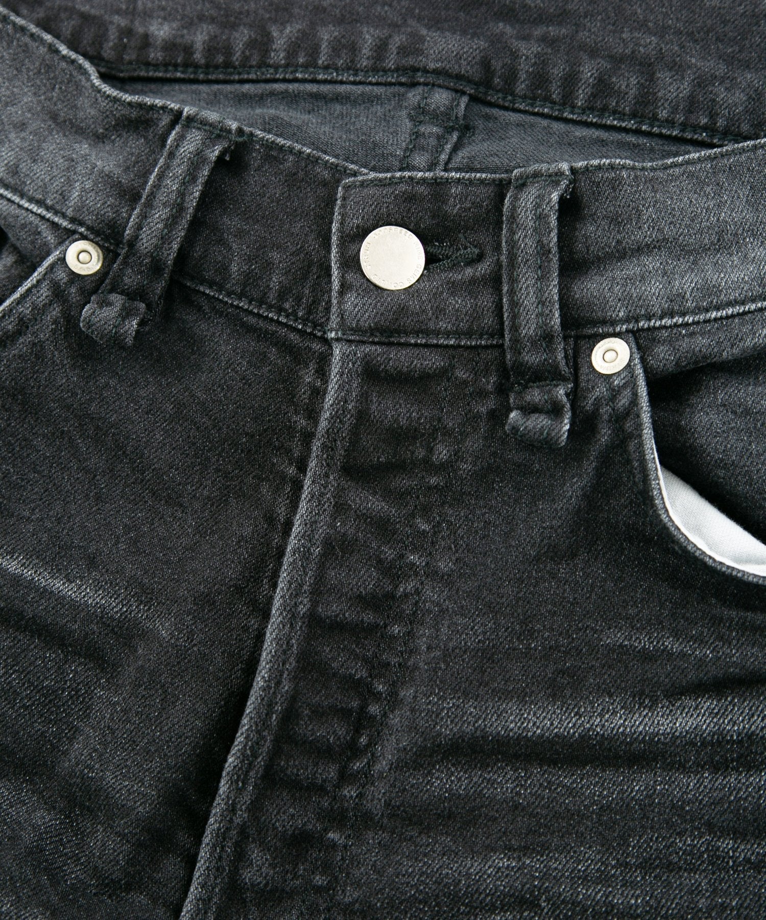 Load image into Gallery viewer, 11oz Organic Cotton Stretch Denim Regular Straight Jeans - BLACK