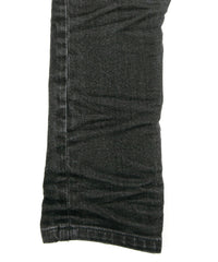 Load image into Gallery viewer, 11oz Organic Cotton Stretch Denim "SKINNY JOHN" Skinny Jeans USED PROCESSING / BLACK