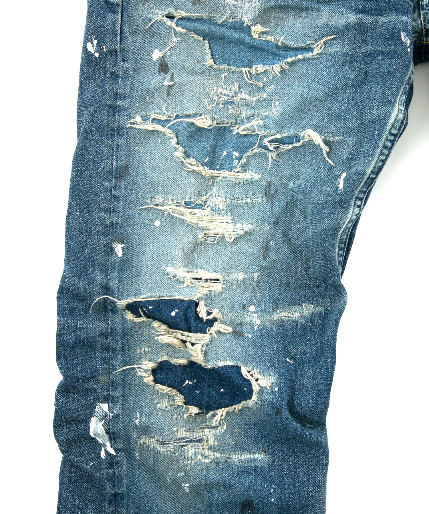 Load image into Gallery viewer, 12.5oz Organic Cotton Stretch Denim "1977" Regular Straight Jeans 100 YEARS PROCESSING / INDIGO