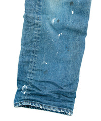 Load image into Gallery viewer, 12.5oz Organic Cotton Stretch Denim "1977" Regular Straight Jeans 100 YEARS PROCESSING / INDIGO
