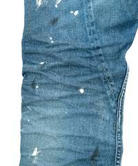 Load image into Gallery viewer, 12.5oz Organic Cotton Stretch Denim "1977" Regular Straight Jeans 100 YEARS PROCESSING / INDIGO