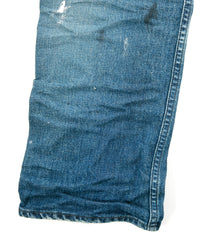 Load image into Gallery viewer, 12.5oz Organic Cotton Stretch Denim "1977" Regular Straight Jeans 100 YEARS PROCESSING / INDIGO