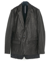 Load image into Gallery viewer, Japanese Tanned Hokkaido Deer Skin Jacket - BLACK