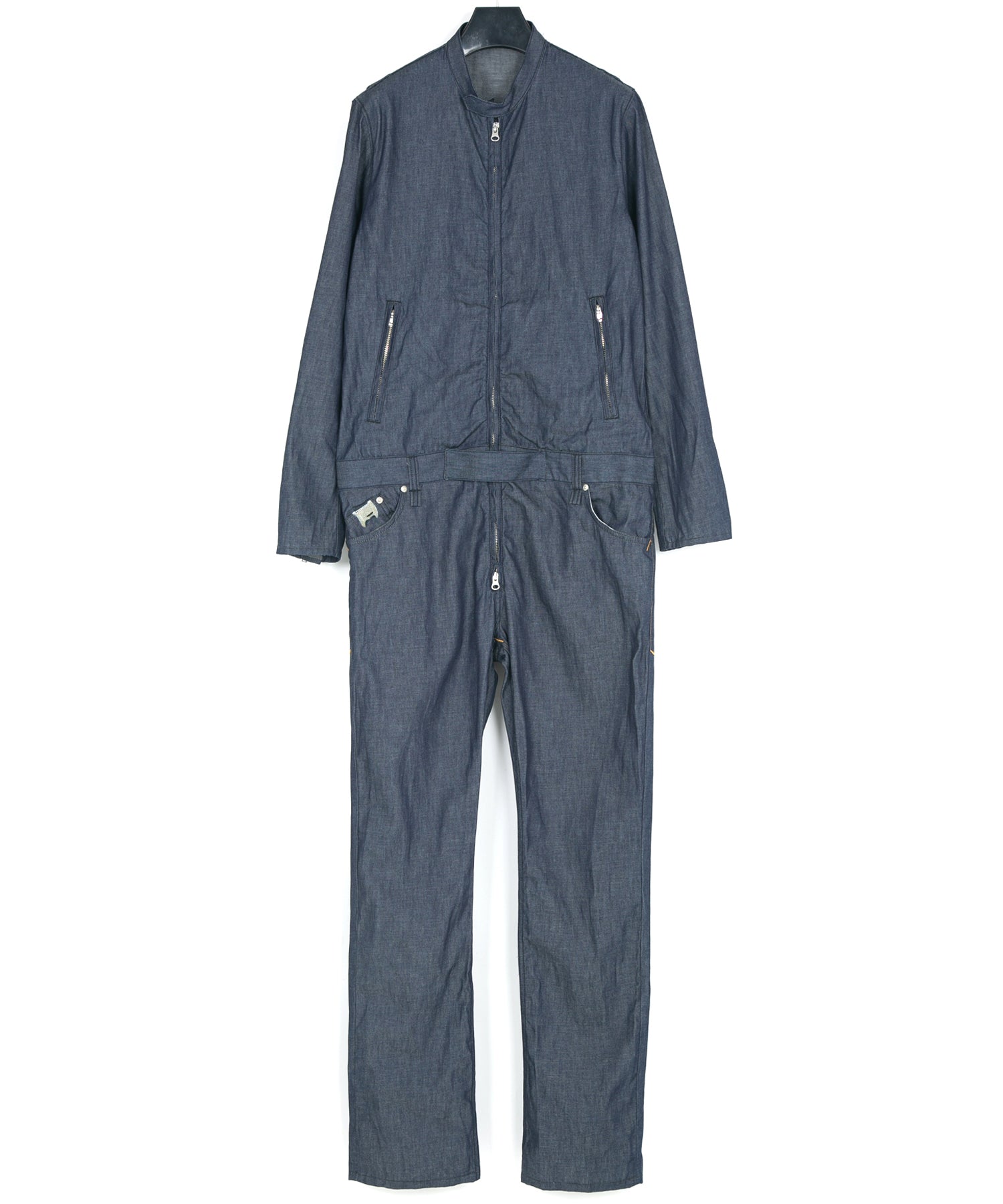Load image into Gallery viewer, 6oz Organic Cotton Denim Single Riders Coveralls - INDIGO