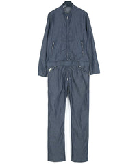 Load image into Gallery viewer, 6oz Organic Cotton Denim Single Riders Coveralls - INDIGO