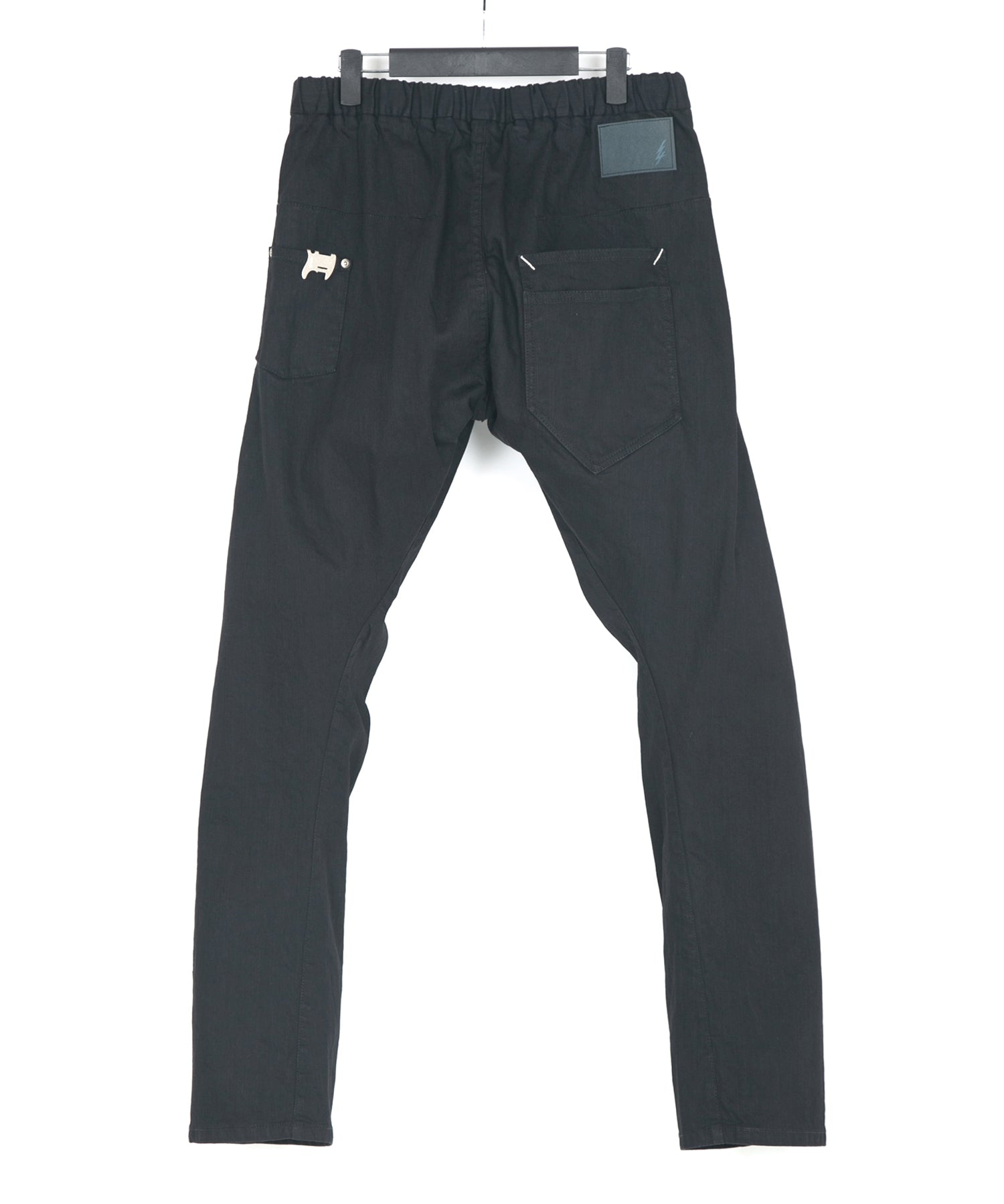 Load image into Gallery viewer, 10oz Organic Cotton Stretch Denim "Easy Lyla" 3D Easy Wide - BLACK