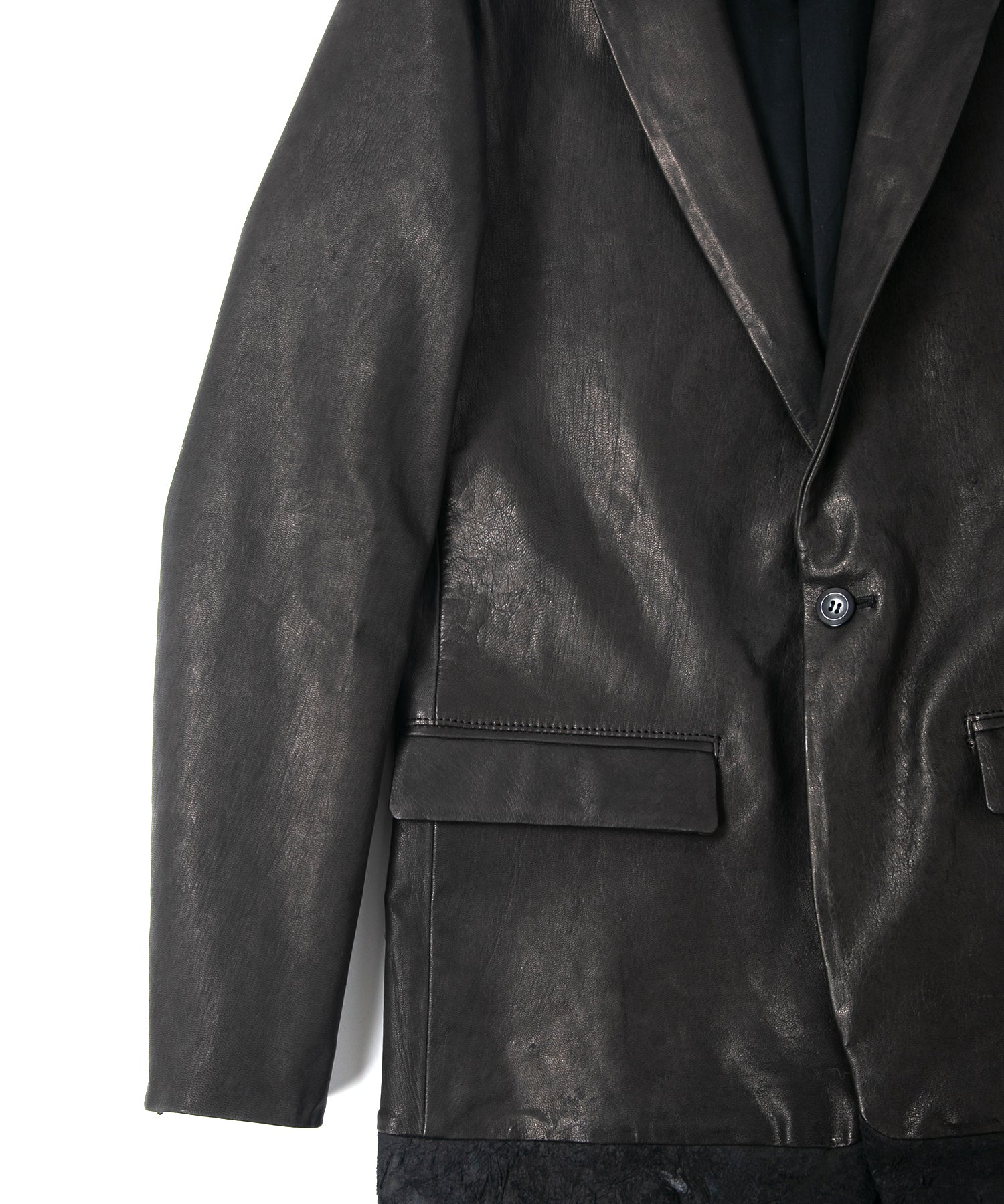 Load image into Gallery viewer, Japanese Tanned Hokkaido Deer Skin Jacket - BLACK