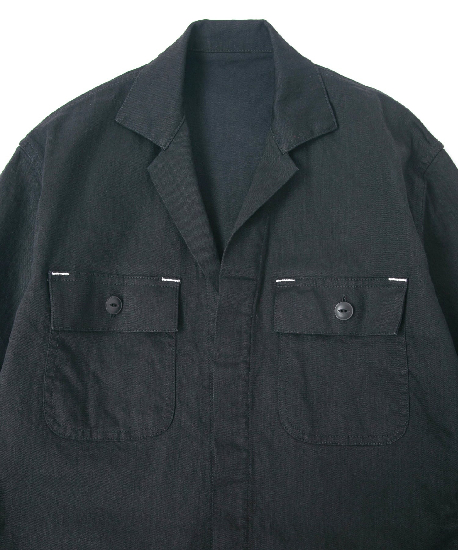 Load image into Gallery viewer, 10oz Organic Cotton Stretch Denim "Over Drive" Engineer Coverall - BLACK