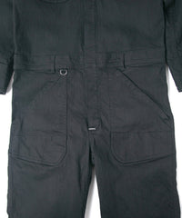 Load image into Gallery viewer, 10oz Organic Cotton Stretch Denim "Over Drive" Engineer Coverall - BLACK