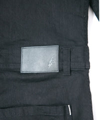Load image into Gallery viewer, 10oz Organic Cotton Stretch Denim "Over Drive" Engineer Coverall - BLACK