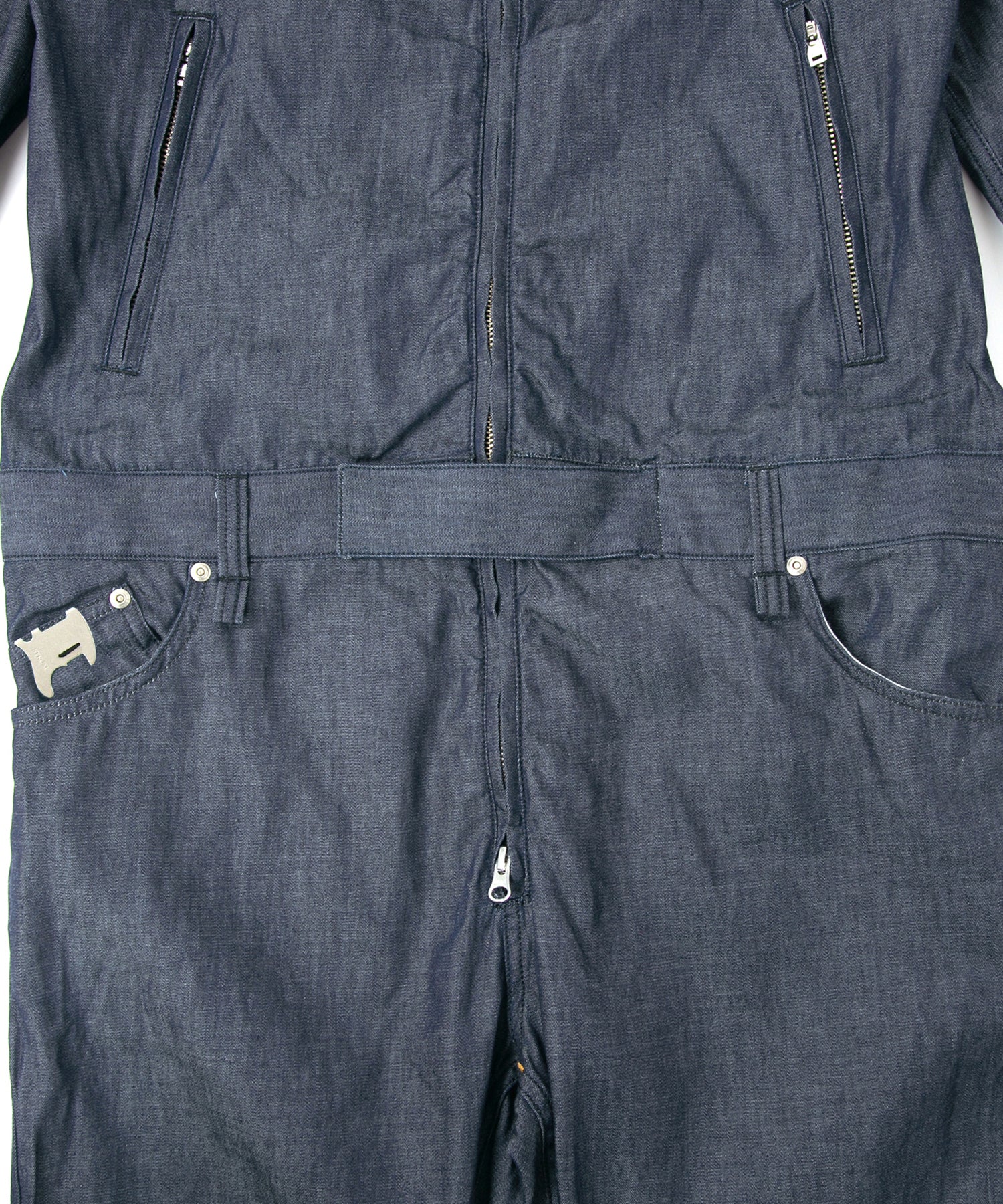 Load image into Gallery viewer, 6oz Organic Cotton Denim Single Riders Coveralls - INDIGO