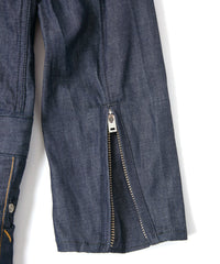 Load image into Gallery viewer, 6oz Organic Cotton Denim Single Riders Coveralls - INDIGO