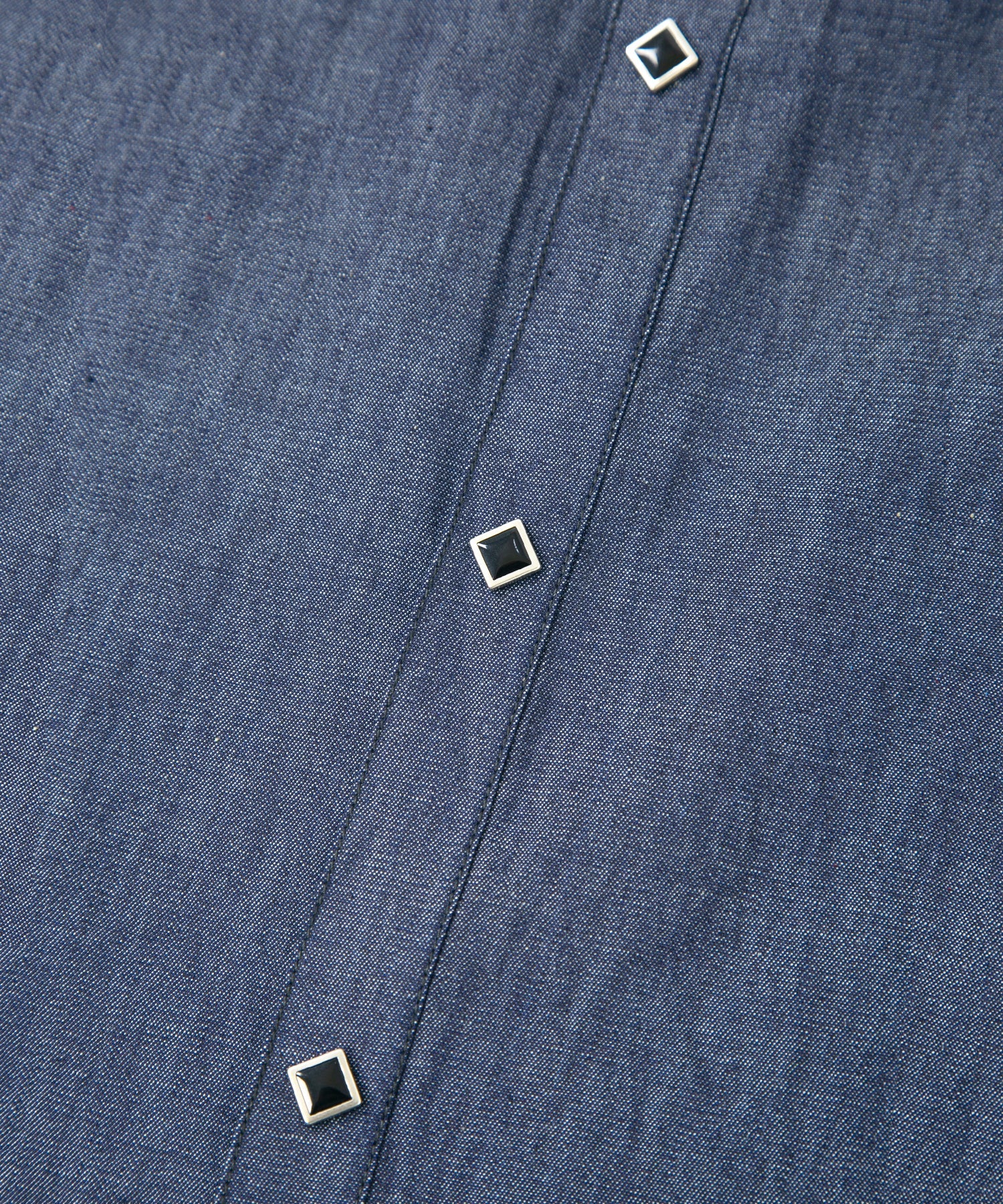 画像をギャラリービューアに読み込む, 6oz オーガニック コットン デニム TRAVIS ウエスタンシャツ RIGID - INDIGO