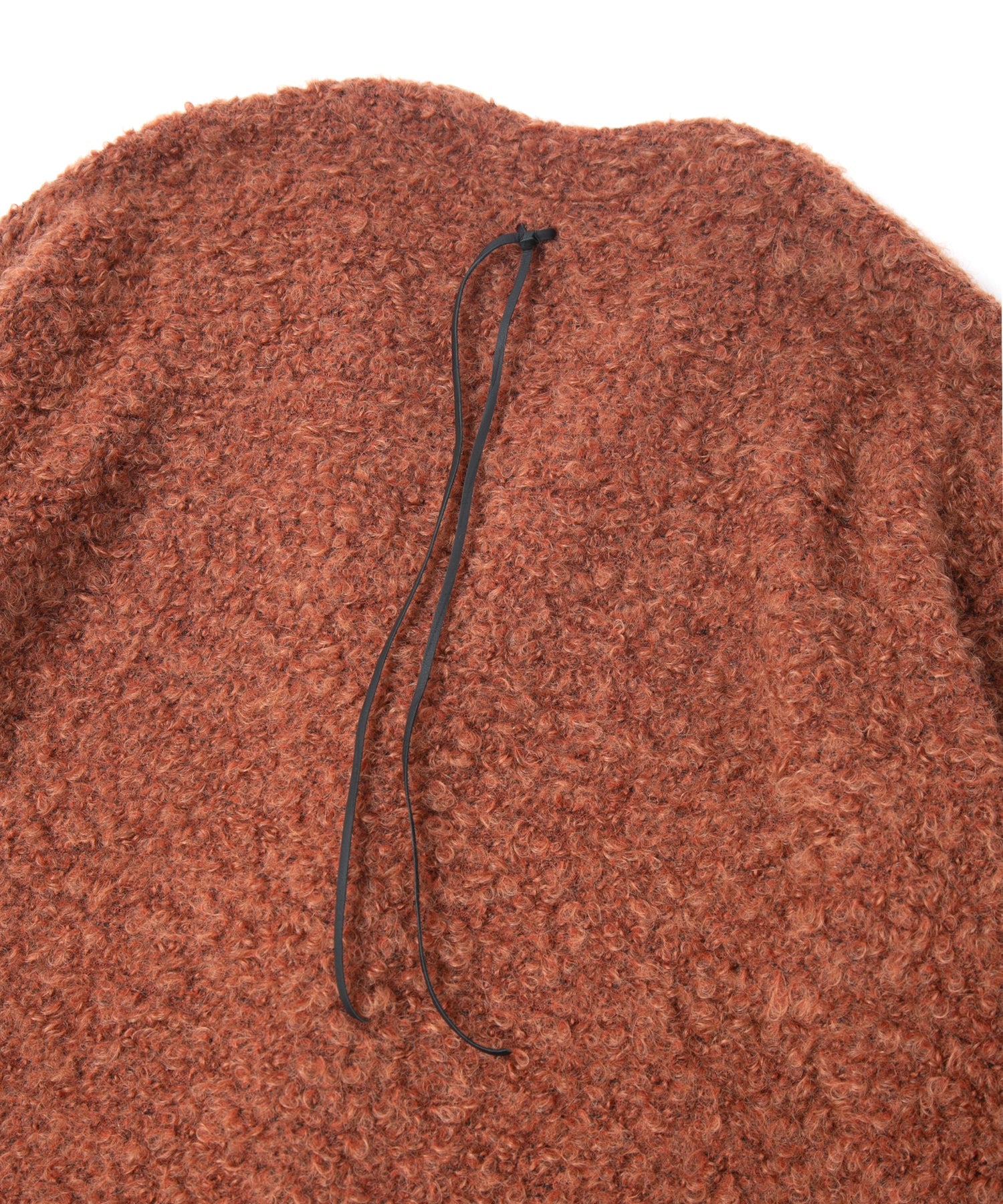 Load image into Gallery viewer, Loop Tweed Knit Long Cardigan - ORANGE