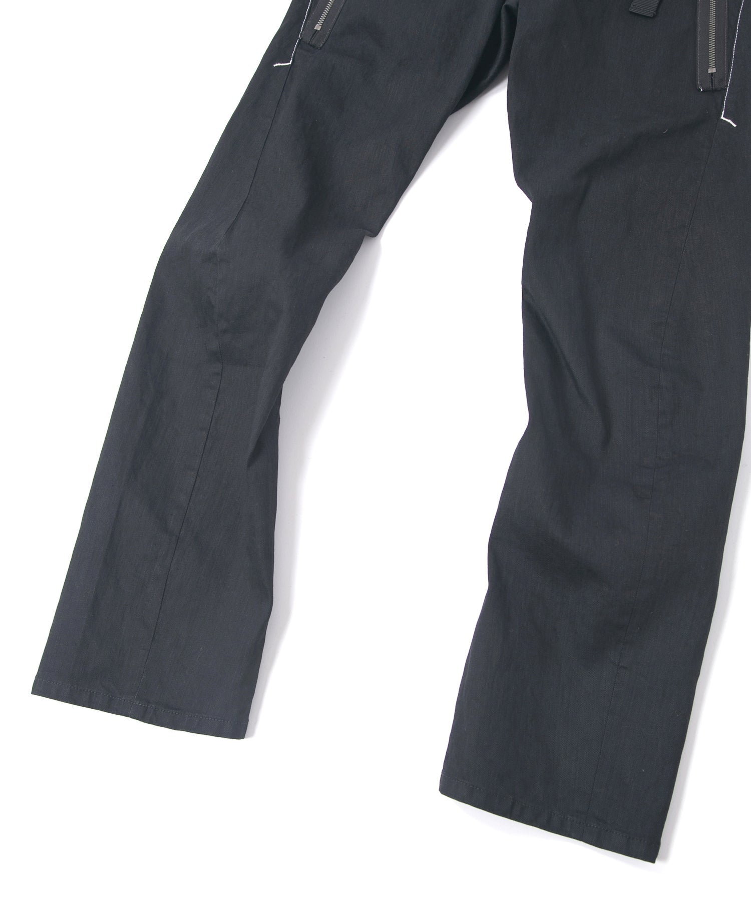 Load image into Gallery viewer, 10oz Organic Cotton Stretch Denim "Easy Lyla" 3D Easy Wide - BLACK