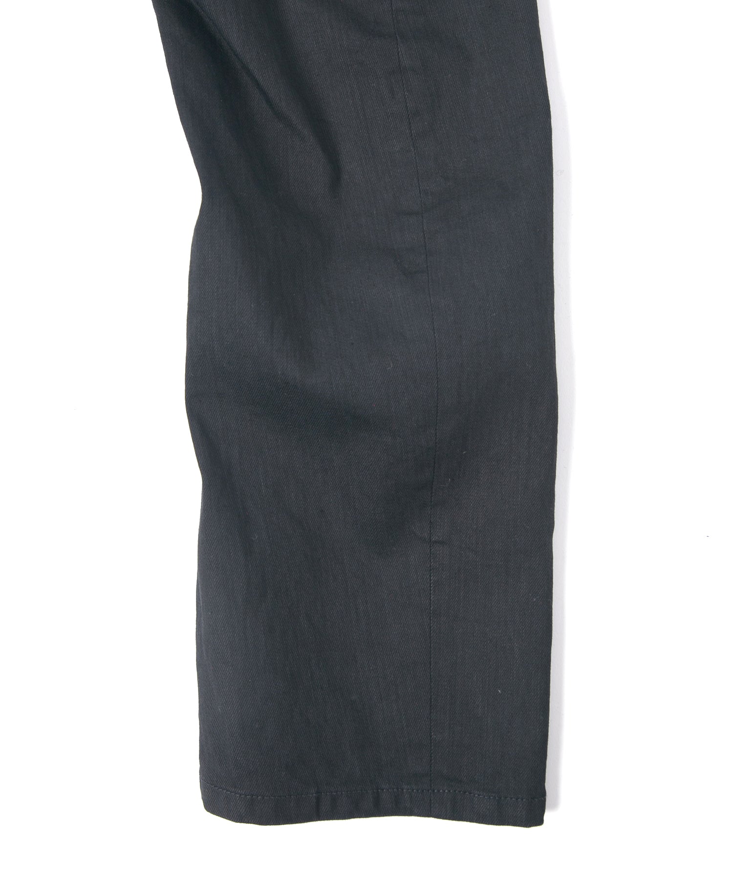 Load image into Gallery viewer, 10oz Organic Cotton Stretch Denim "Easy Lyla" 3D Easy Wide - BLACK