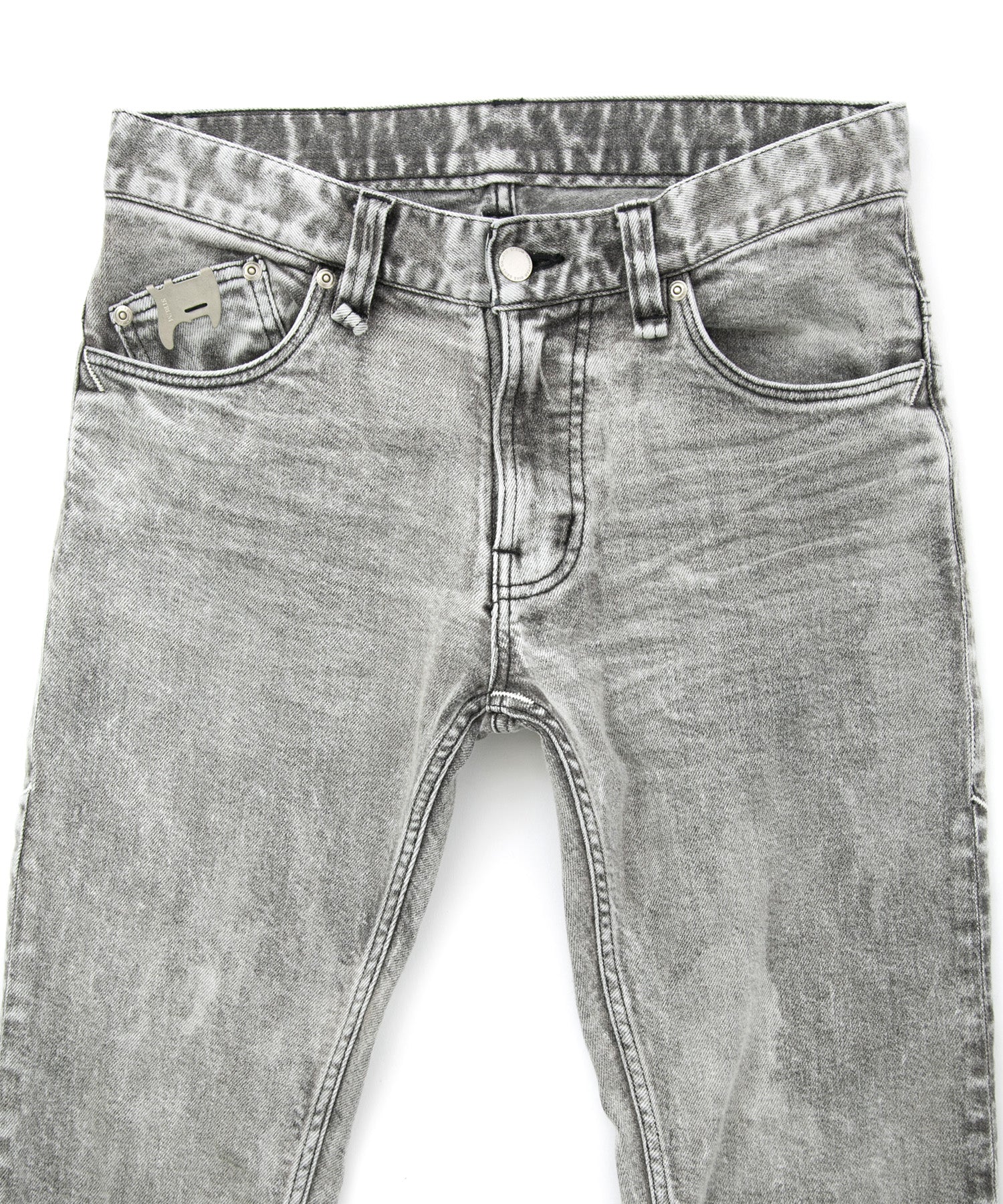 Load image into Gallery viewer, 11oz Organic Cotton Stretch Denim Tight Straight Jeans / WHITE