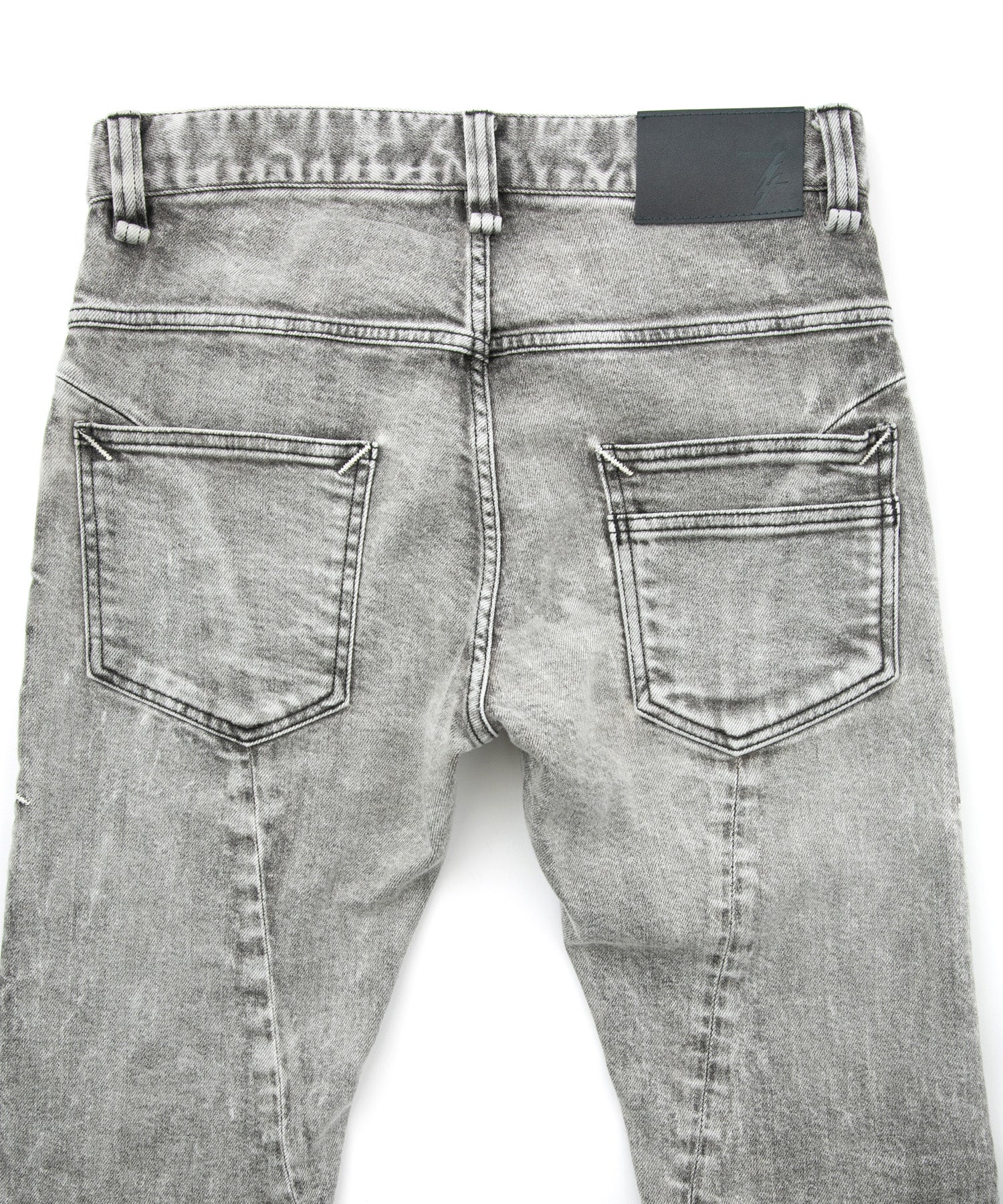 Load image into Gallery viewer, 11oz Organic Cotton Stretch Denim Tight Straight Jeans / WHITE