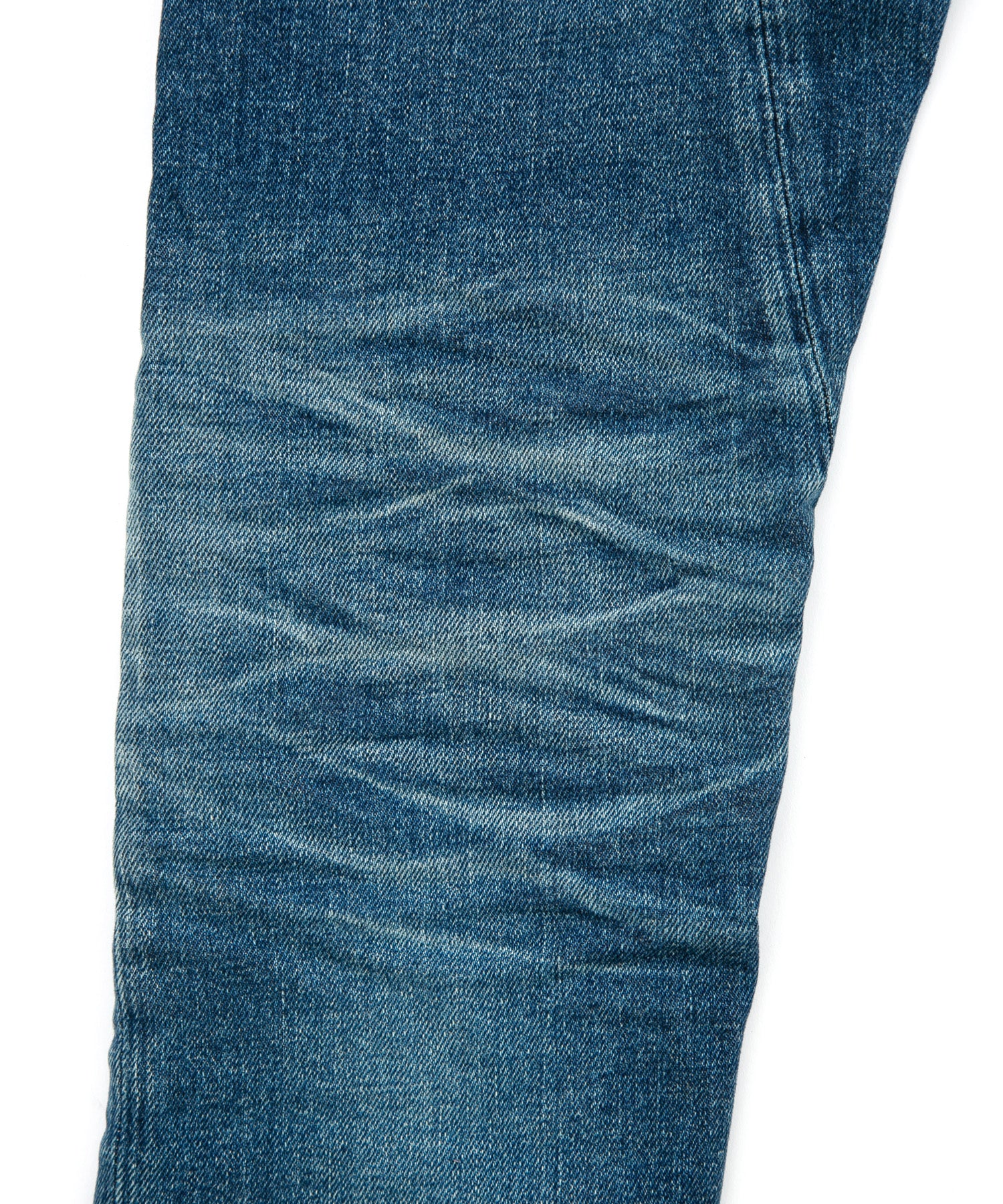 Load image into Gallery viewer, 12.5oz Organic Cotton Stretch Denim Skinny Jeans Used Processing / INDIGO