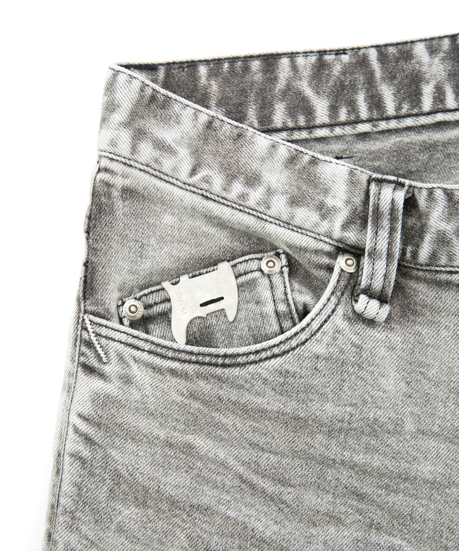 Load image into Gallery viewer, 11oz Organic Cotton Stretch Denim Skinny Jeans / WHITE