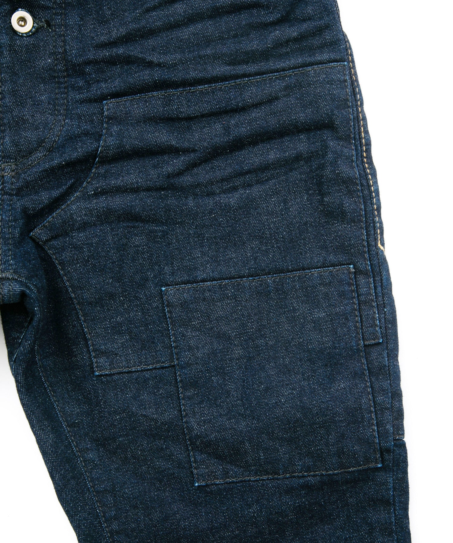Load image into Gallery viewer, 12.5oz Organic Cotton Stretch Denim Cropped Jeans One Wash / INDIGO