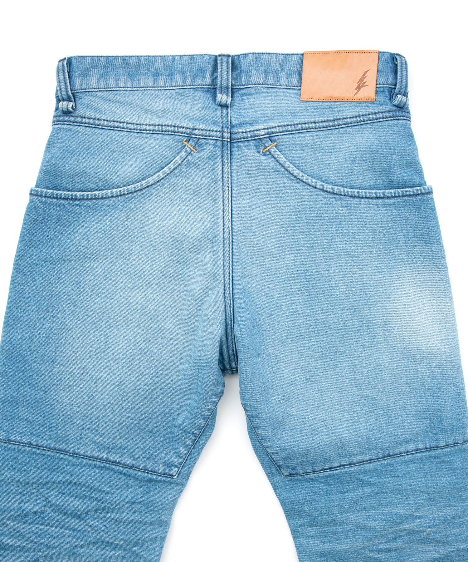 Load image into Gallery viewer, 12.5oz Organic Cotton Stretch Denim Cropped Jeans Used & Bycolor / INDIGO