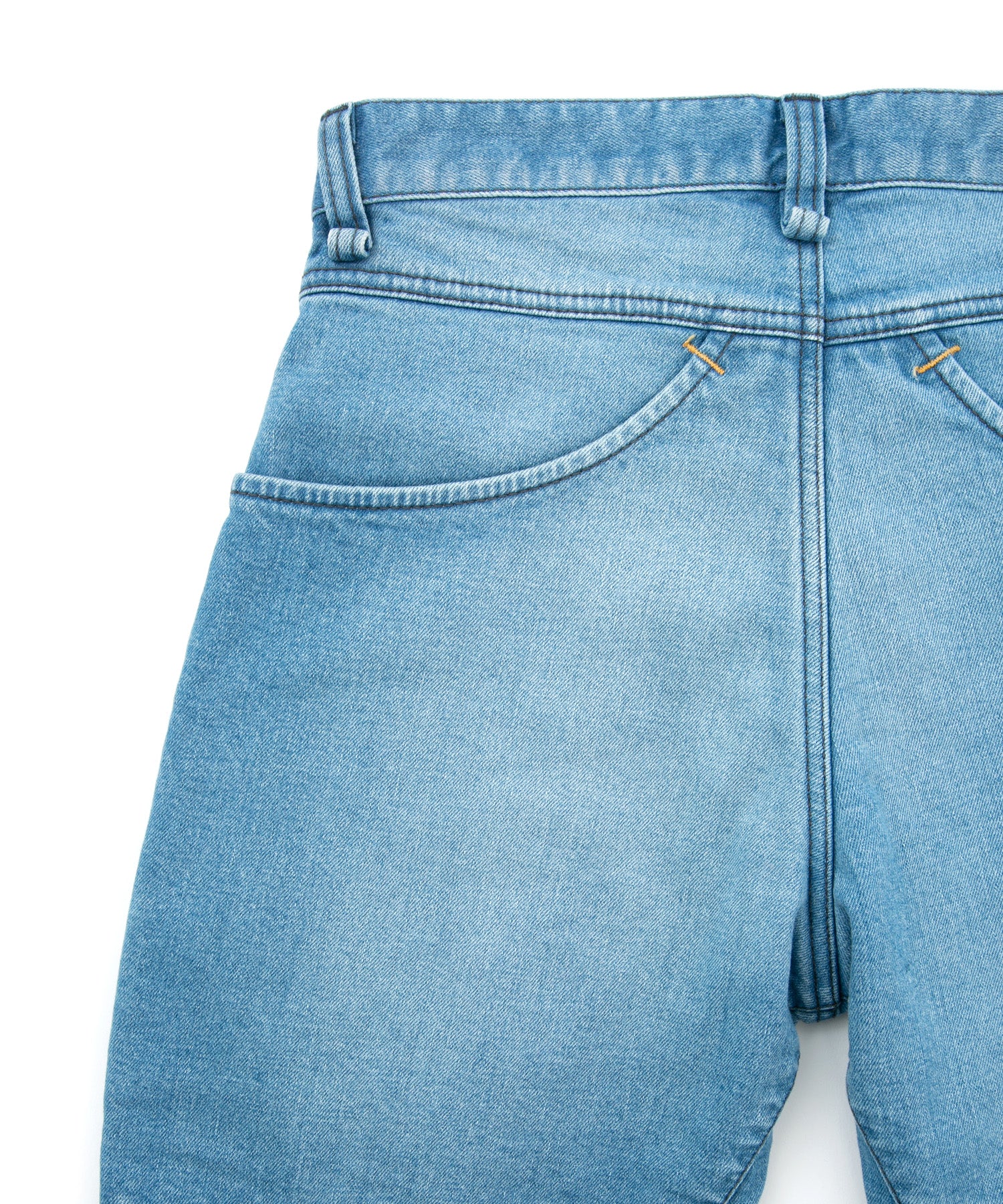 Load image into Gallery viewer, 12.5oz Organic Cotton Stretch Denim Cropped Jeans Used & Bycolor / INDIGO