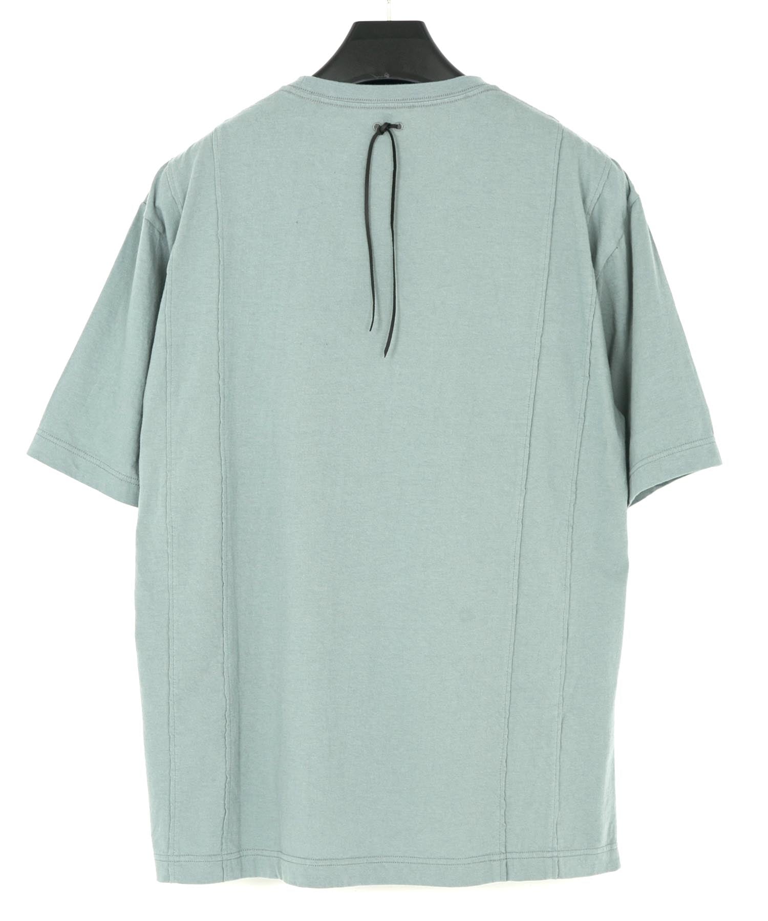 Load image into Gallery viewer, Natural Soft Cotton Oversize Crew Neck T-shirt - BLUE GRAY