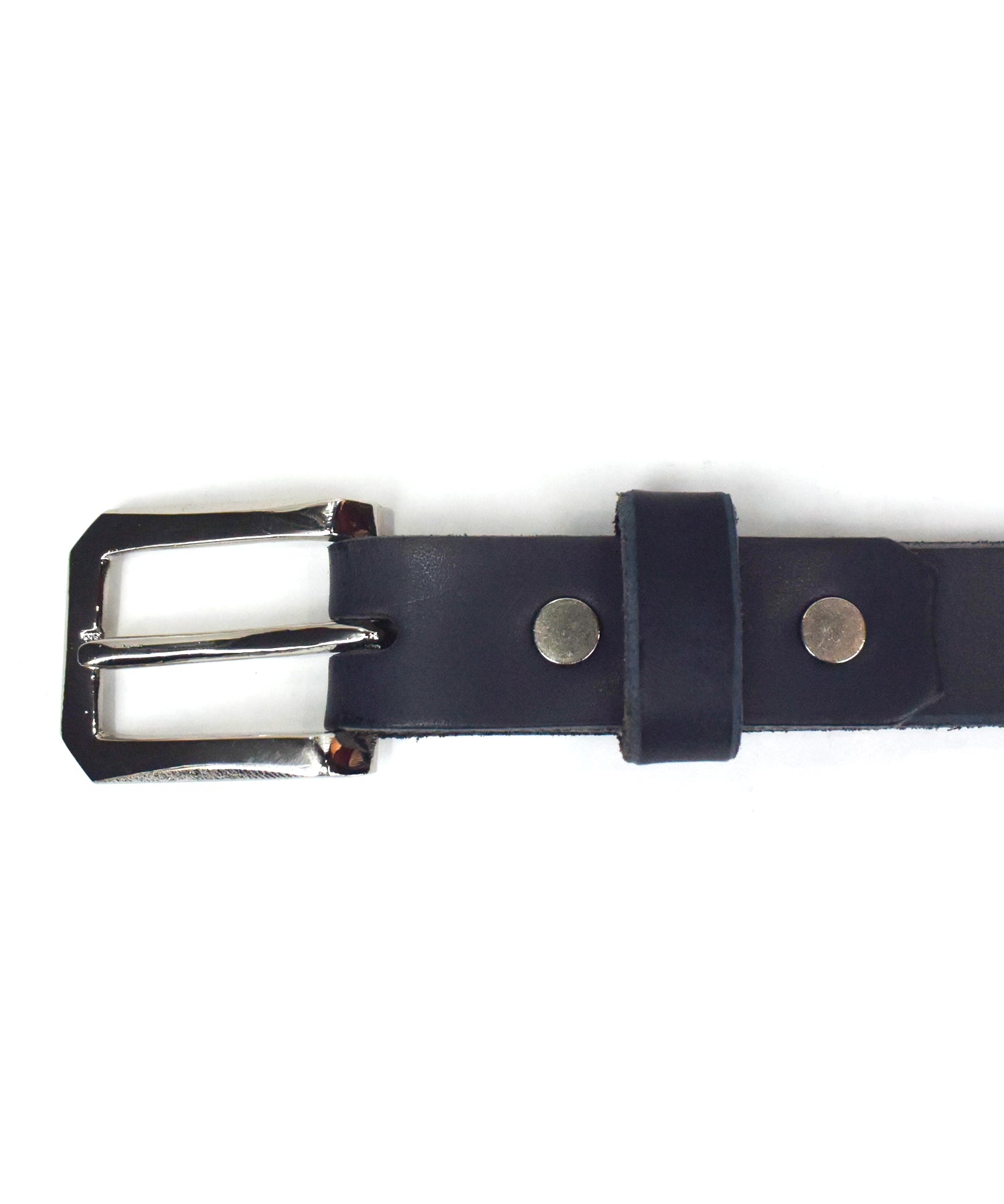 Load image into Gallery viewer, Burning Dyed Domestic Tanned Bends Narrow Belt / GUNBLUE