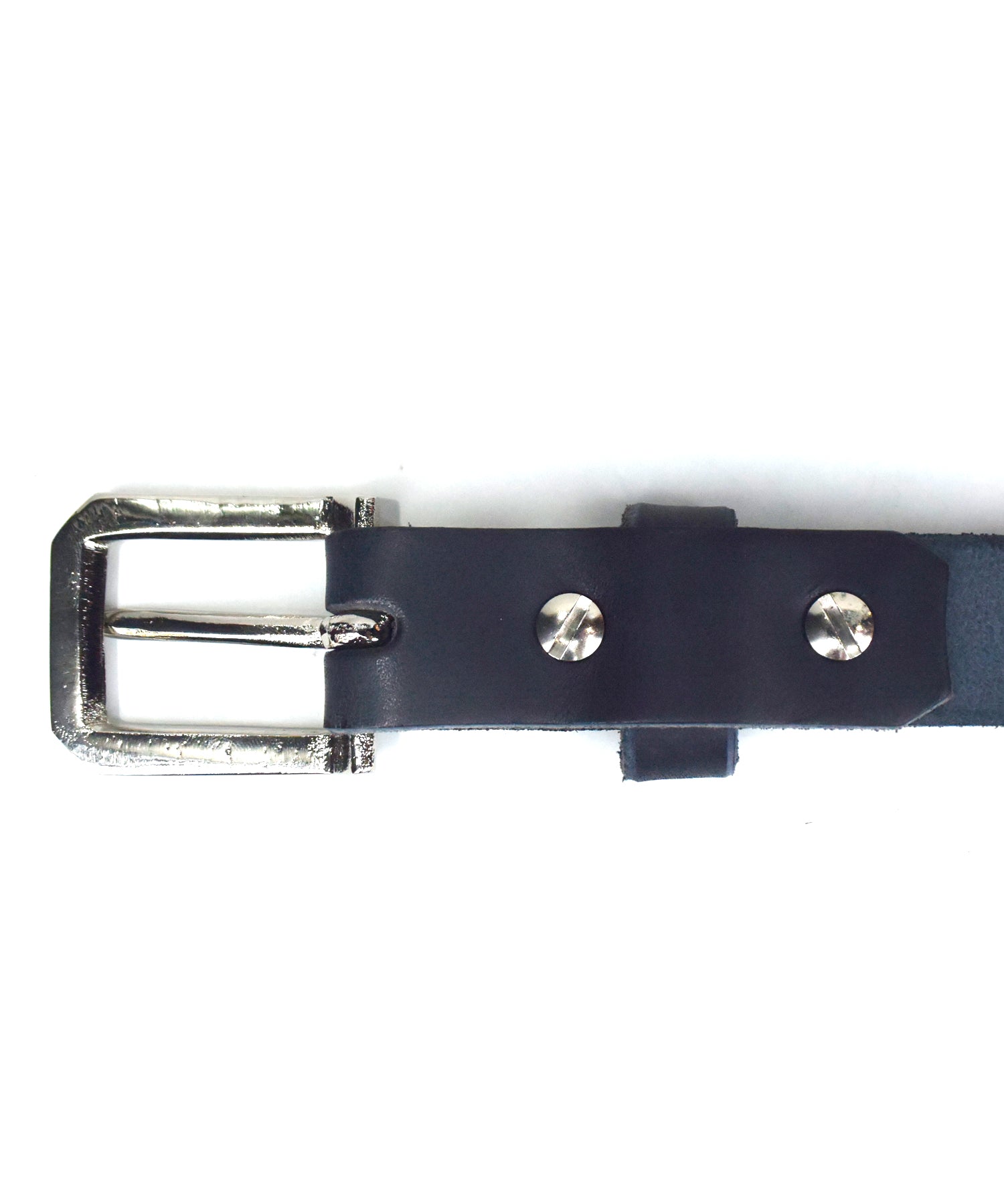 Load image into Gallery viewer, Burning Dyed Domestic Tanned Bends Narrow Belt / GUNBLUE