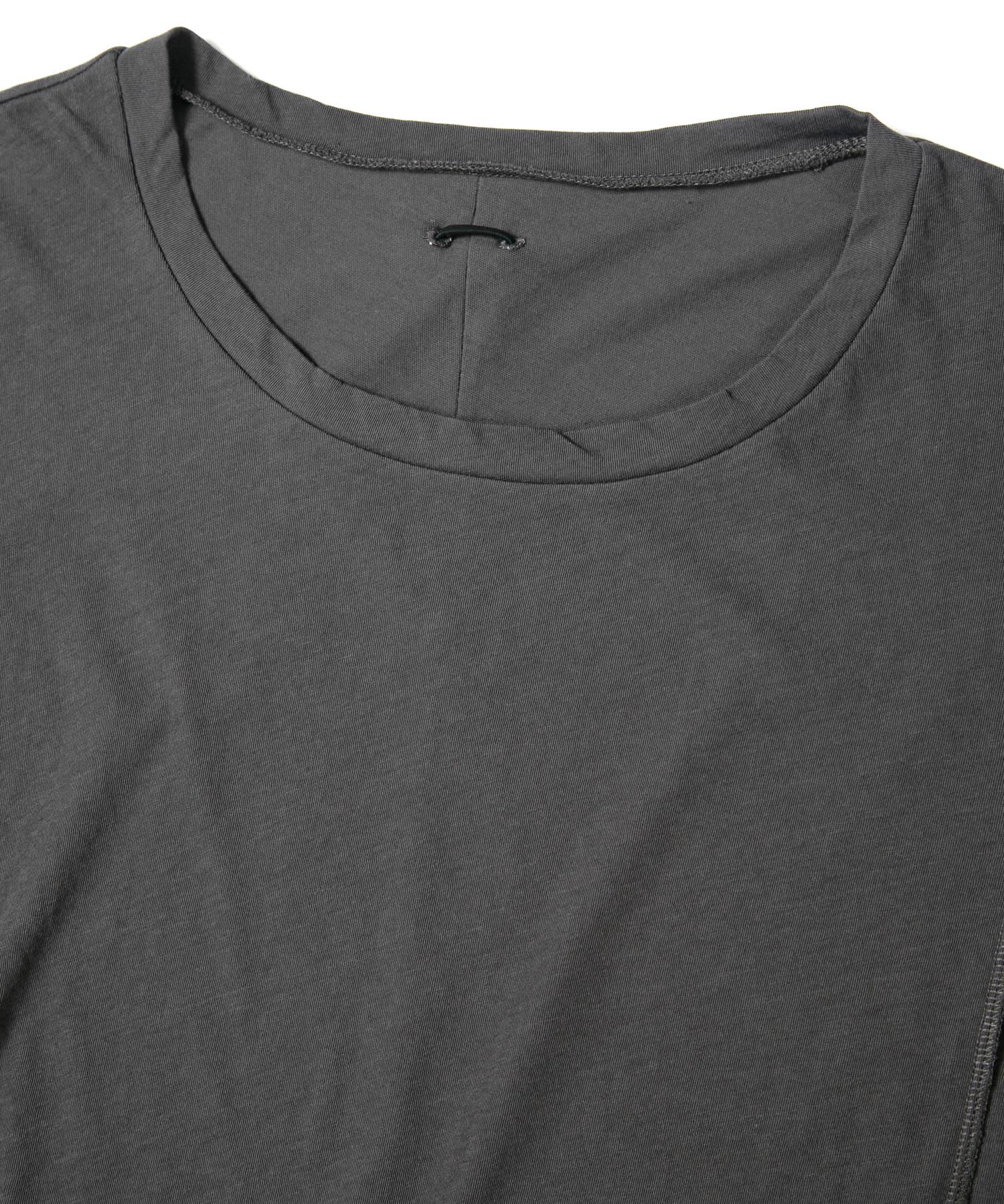 Load image into Gallery viewer, Hard Twist Cotton Oversize Crew Neck T-shirt - GRAY