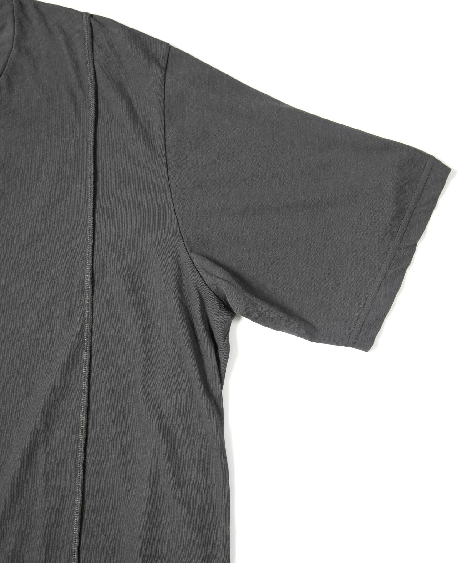 Load image into Gallery viewer, Hard Twist Cotton Oversize Crew Neck T-shirt - GRAY