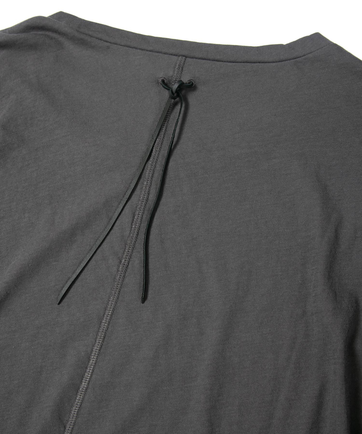 Load image into Gallery viewer, Hard Twist Cotton Oversize Crew Neck T-shirt - GRAY