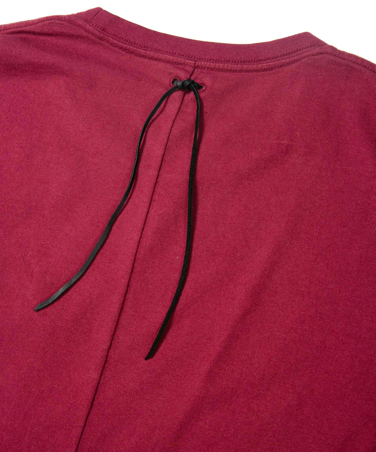 Load image into Gallery viewer, Natural Soft Cotton Crew Neck T-shirt - WINE