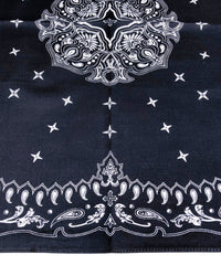 Load image into Gallery viewer, Cotton Bandana / Navy x White