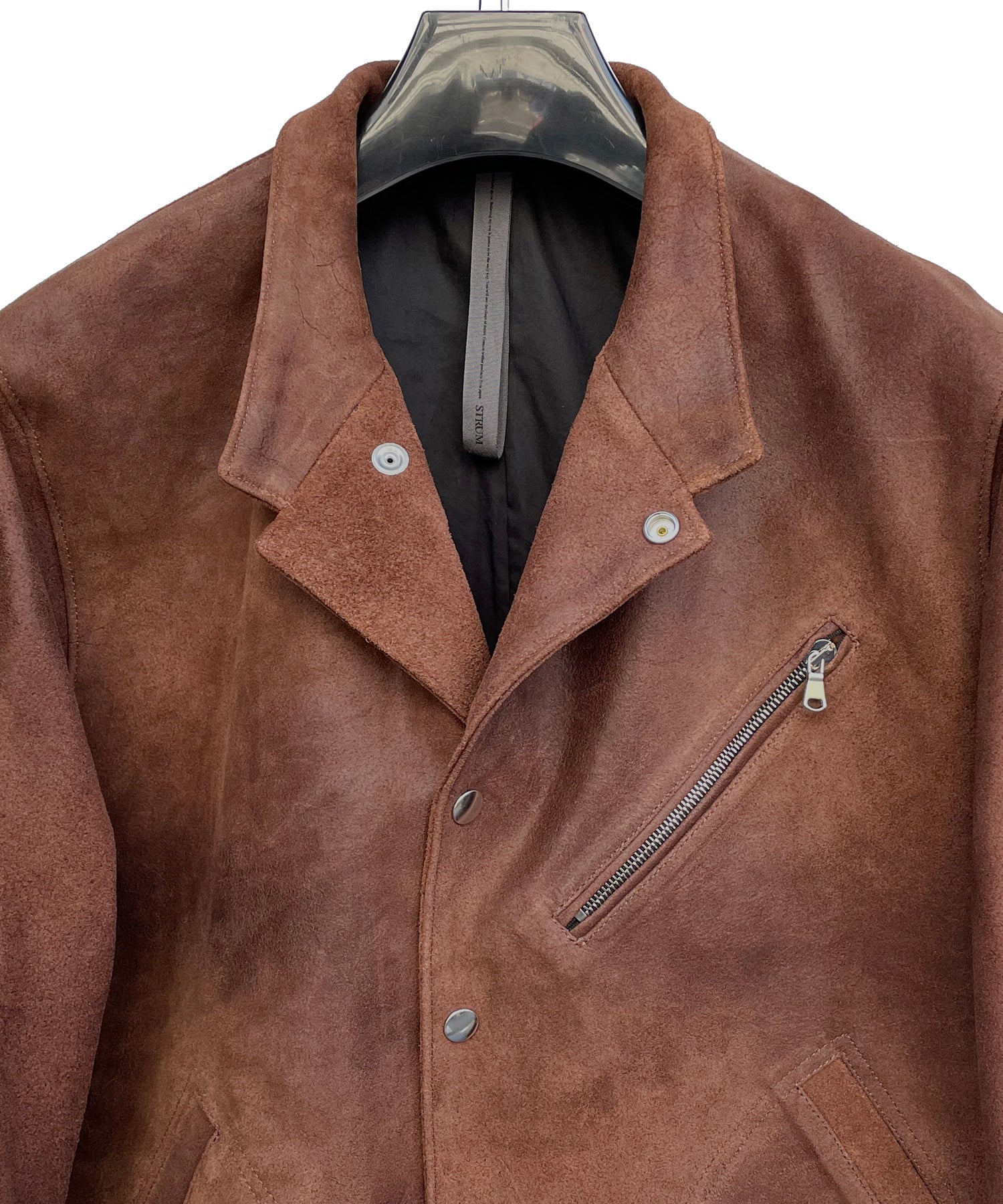Load image into Gallery viewer, Random Wax Grazing Japan Cow hide "TRAMPER" Tramper Coat