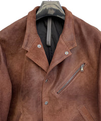 Load image into Gallery viewer, Random Wax Grazing Japan Cow hide "TRAMPER" Tramper Coat