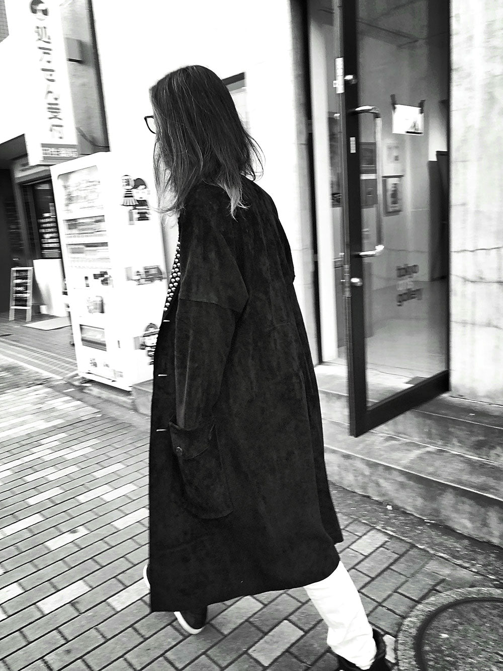 Load image into Gallery viewer, STRUM x JOHNNY BUSINESS Domestic Calf Suede Overcoat Type.JB