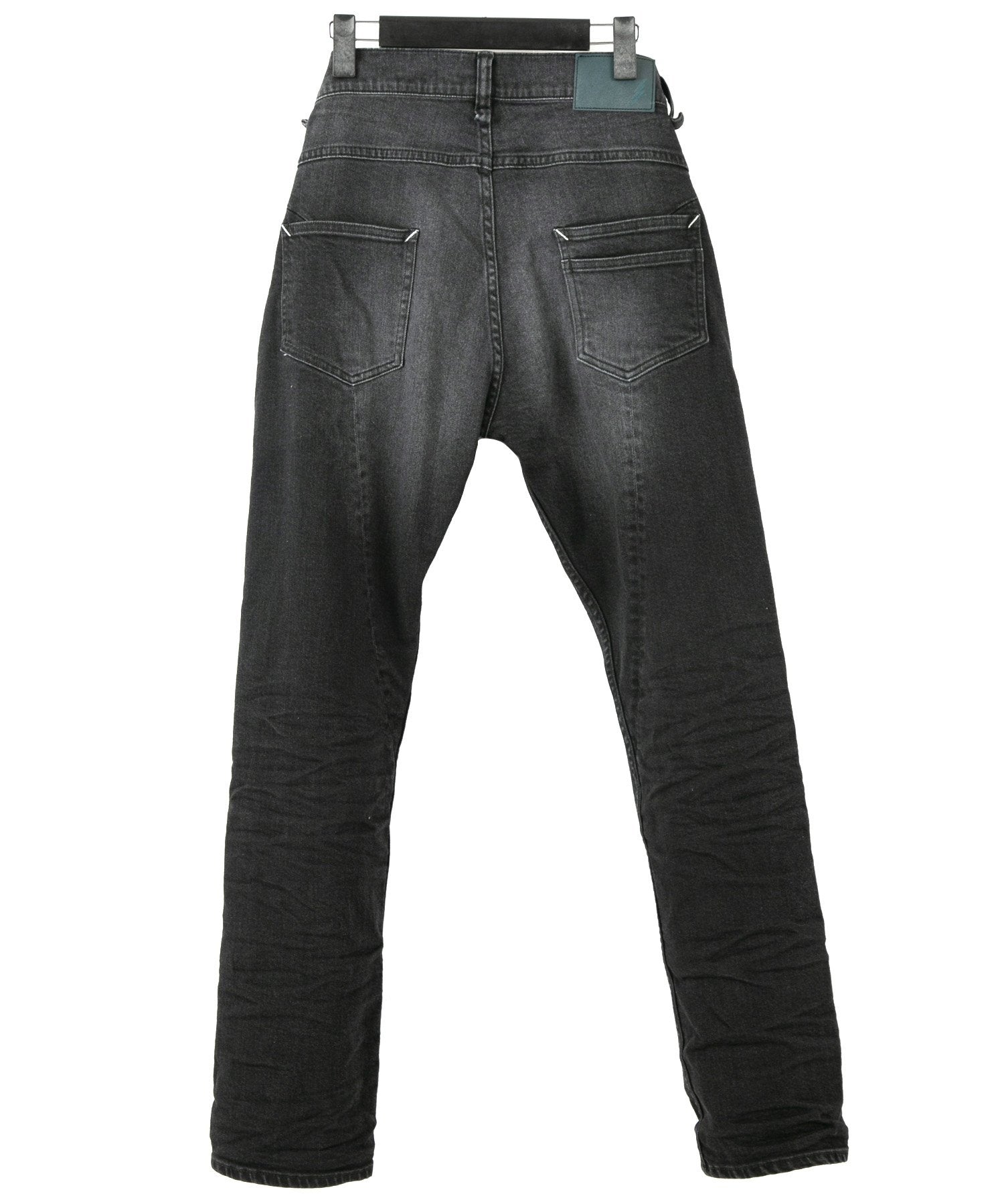 Load image into Gallery viewer, 11oz Organic Cotton Stretch Denim Regular Straight Jeans - BLACK