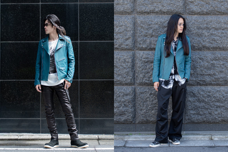 TOURMALINE BLUEで魅せる、2つのスタイル