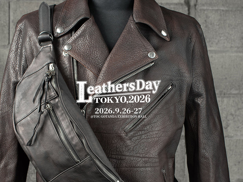 2026.9.26-27『Leathers Day TOKYO 2026』出展｜Burning Dyed 数量限定先行発売＆2027 S/S最終予約