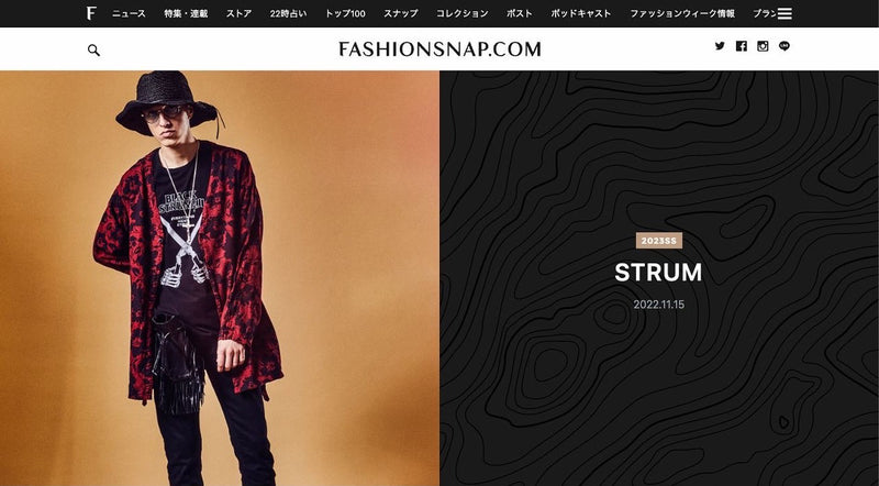 FASHIONSNAP.COM に掲載されました