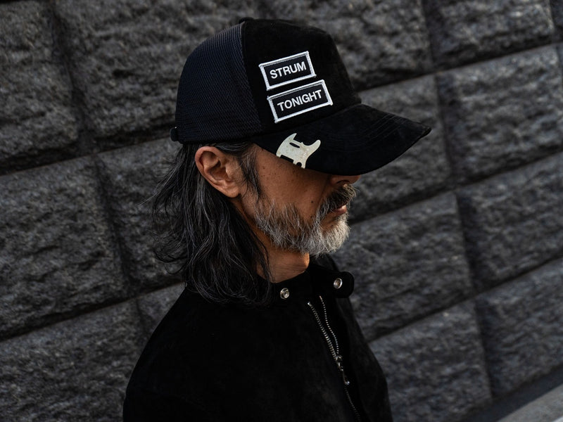 直営店限定 LEATHER MESH CAP
