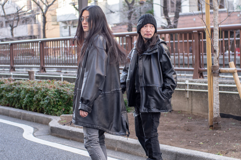 冬のアウター特集【レザー on レザー編】