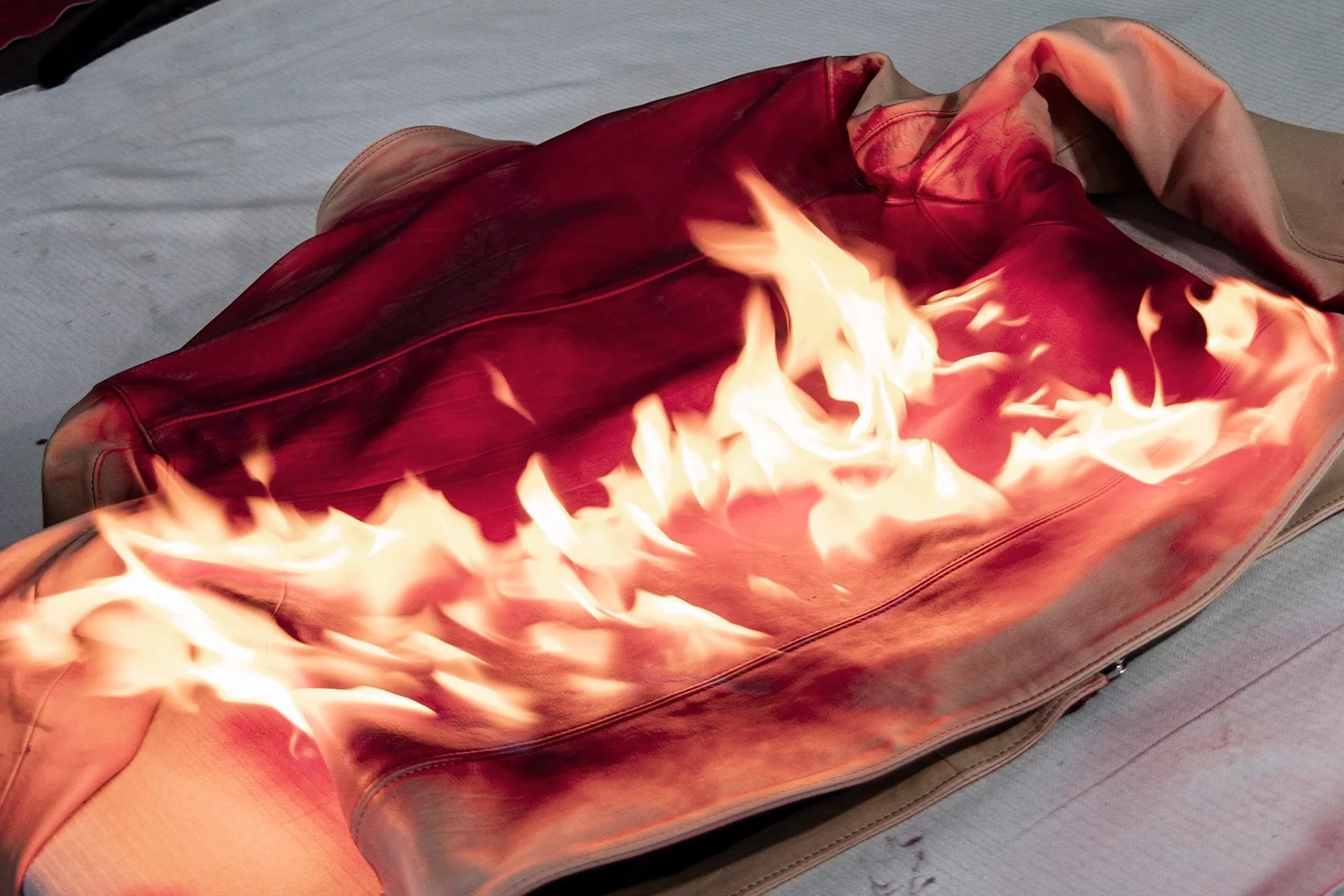 BURNING DYED