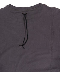 【直営限定】30/- ナチュラルソフト天竺 『 FxxK THE WORLD』ワイド Tシャツ - GRAY