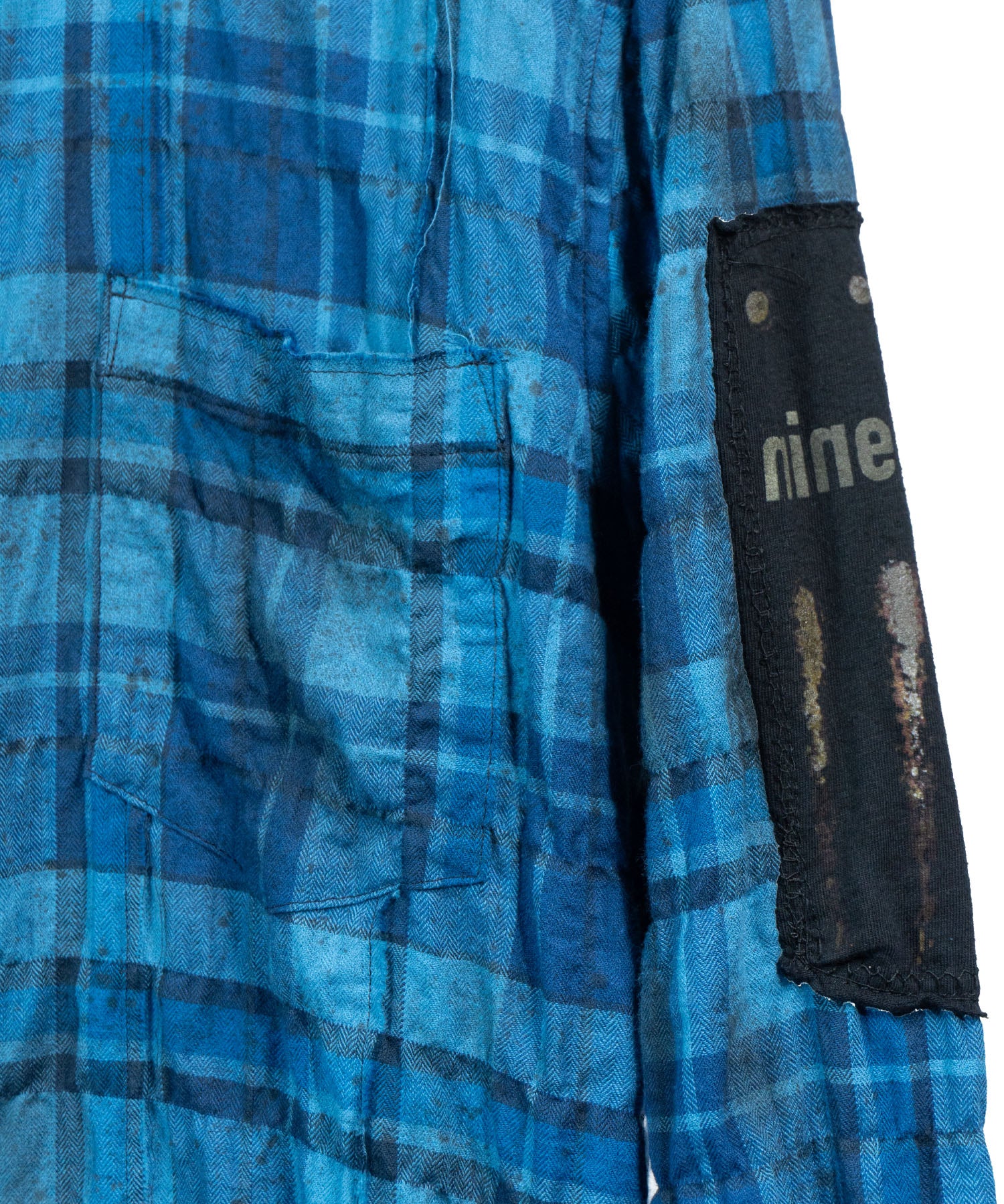 Load image into Gallery viewer, [One-of-a-kind] 40/1 Herringbone Shirring Tartan Remake Shirt / Size S