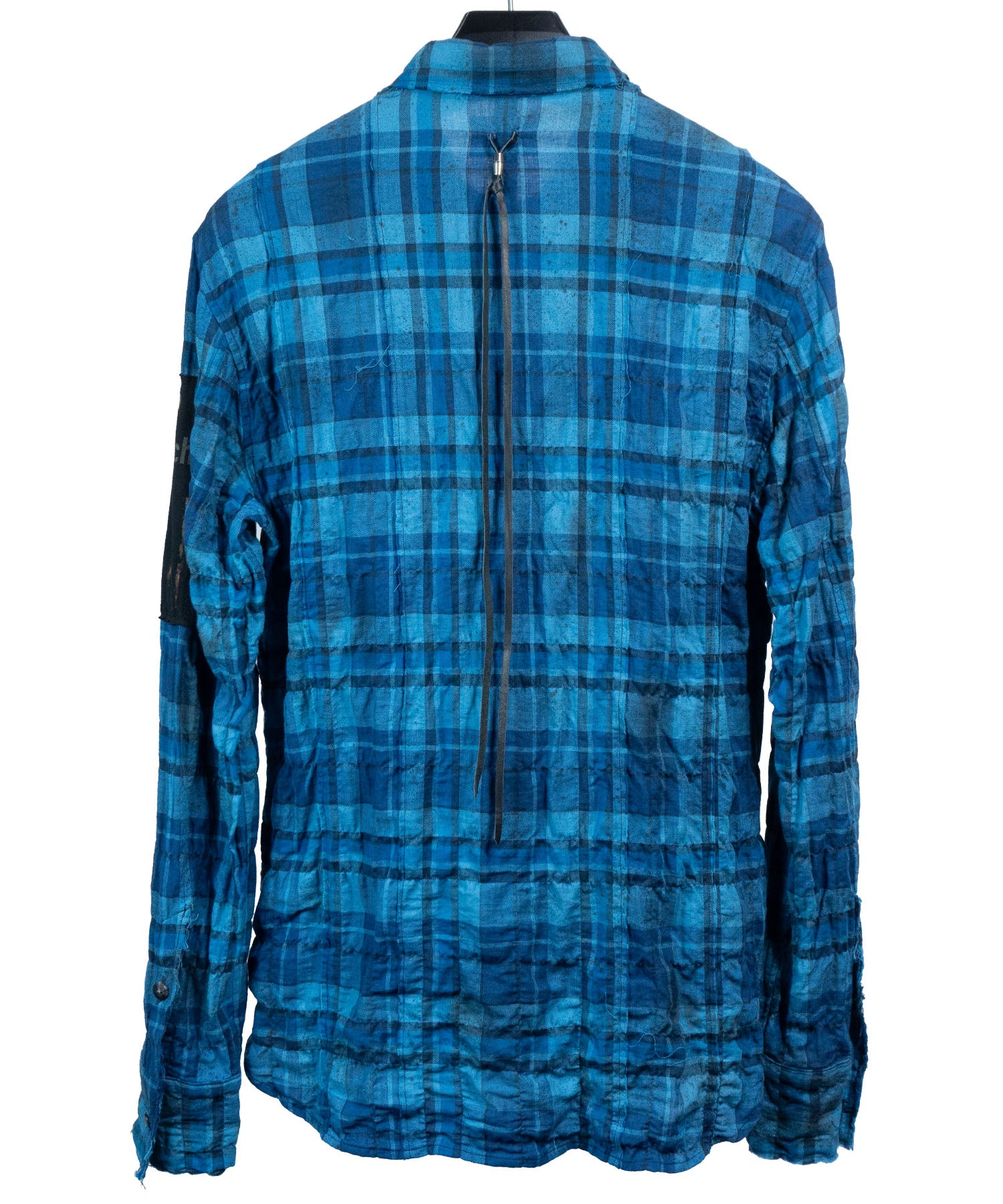 Load image into Gallery viewer, [One-of-a-kind] 40/1 Herringbone Shirring Tartan Remake Shirt / Size S