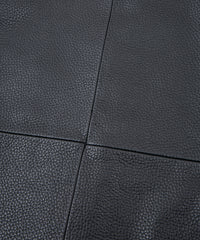 Chrome Tanned Emboss Shrank Steer hide B.STAR Coach Jacket - BLACK