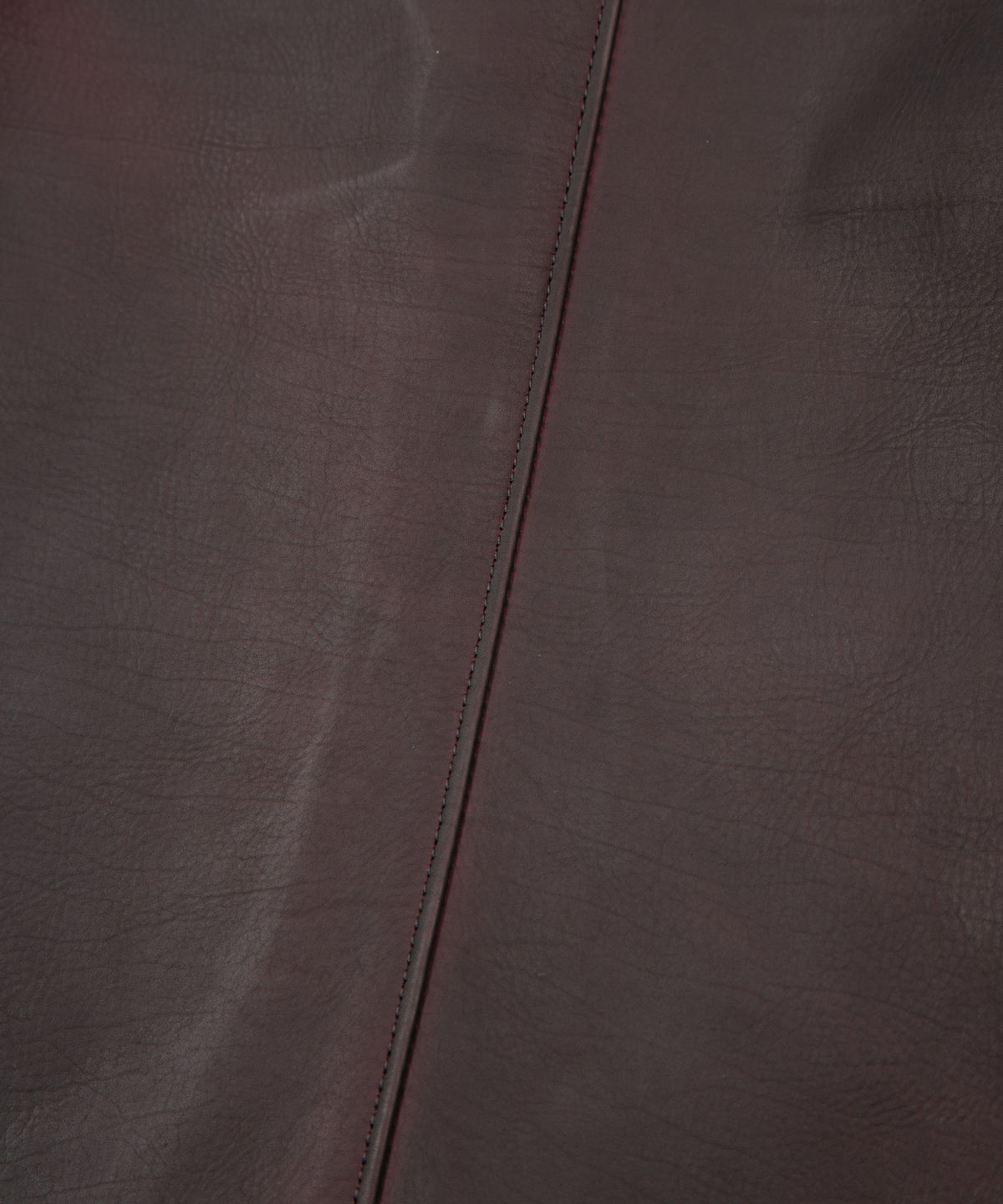 フルタンニン鞣し カーフスキン 燃焼製品染め ELEVEN セミダブルライダースジャケット - CRIMSON RED